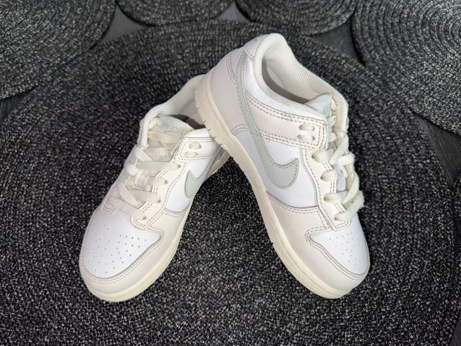 Шкіряні кросівки nike dunk low, оригінал, р-р 31,5, уст 20 см