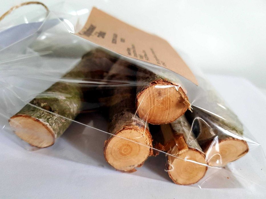 Gałązki brzozy 200g  grube 1,5-3,5 mm do ścierania zębów dla  królików