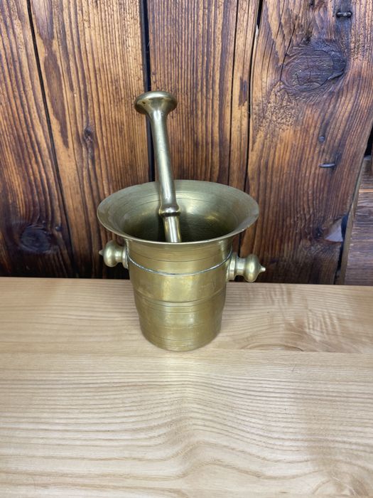 Moździerz mosiężny z mosiądzu S489