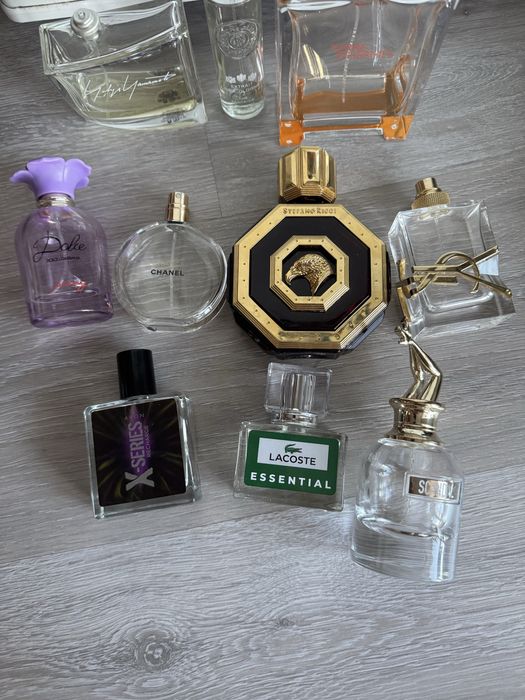 Флакон пустой брендовые духи ricci chanel ив сен лоран