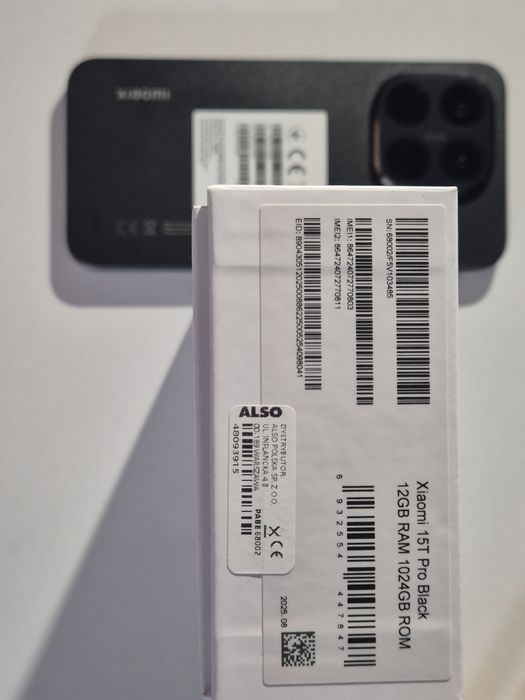 Smartfon Xiaomi 15T  Pro 1tb