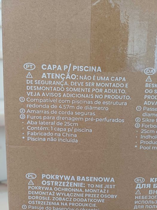 Cobertura para piscina redonda, diâmetro 4.57 cm, INTEX