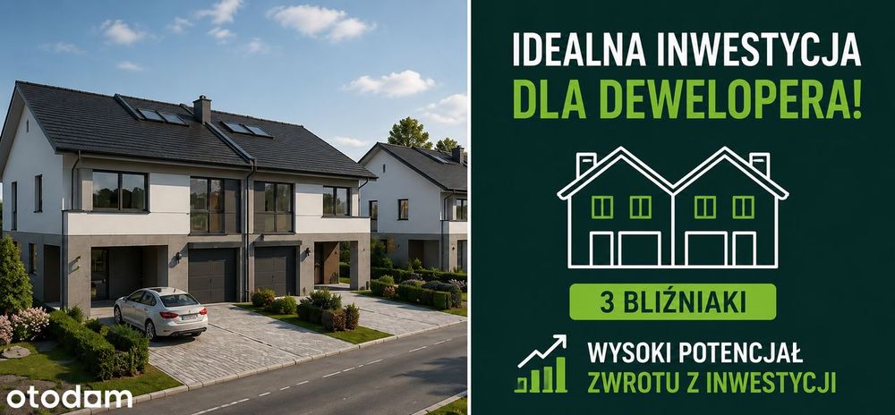 Działka budowlana w Sosnowcu, wszystkie media, dojazd z dwóch stron