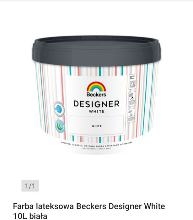 Farba biała Bekers