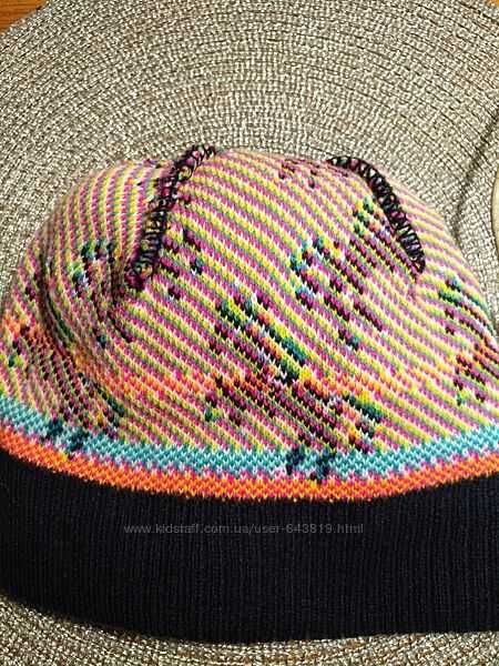 Комплект- шапочка с рукавичками на 1-3г. Новое.