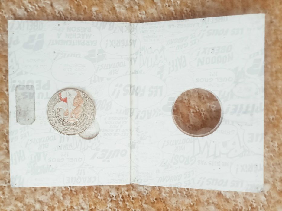 Moeda prata  série Asterix França 2022