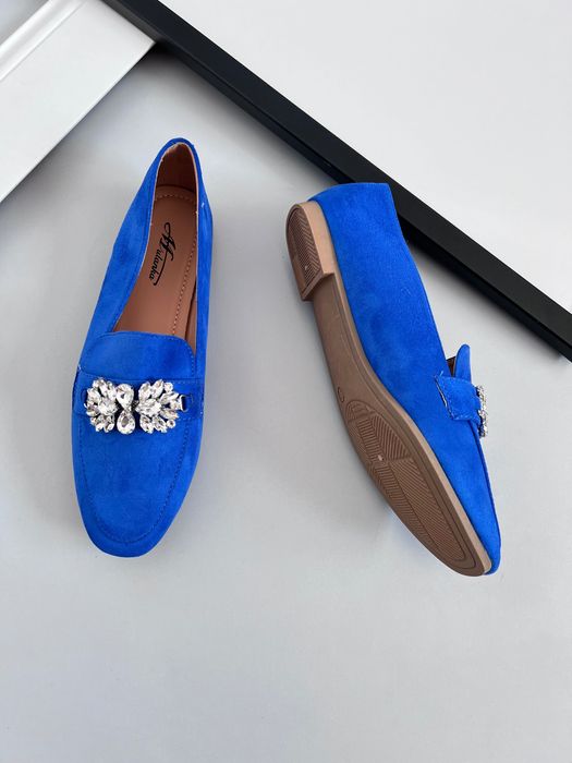 38 Sklep NOWE mokasyny damskie buty z aplikacją z przodu