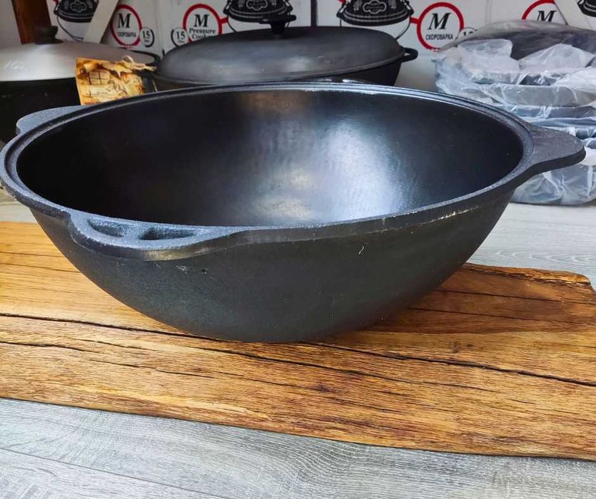 Узбецький чавунний казан Davr Metall 8 - 100 л. чугунный Наманган