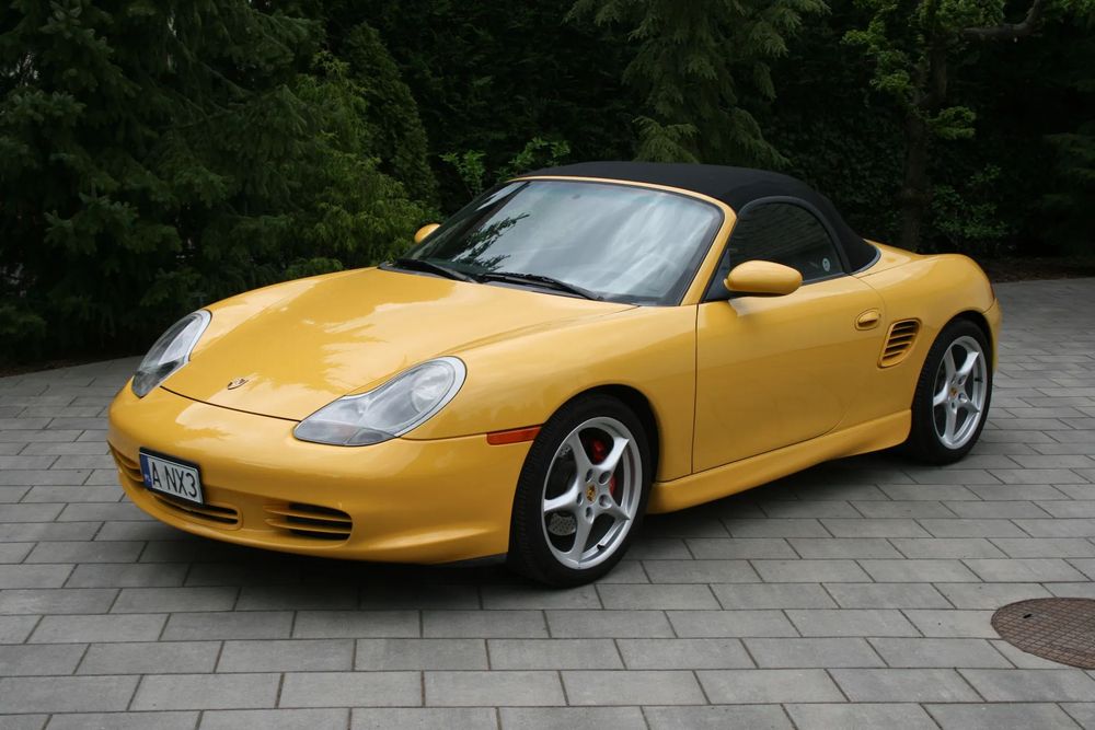 Porsche Boxster 3.2 260KM Manual Speed Yellow