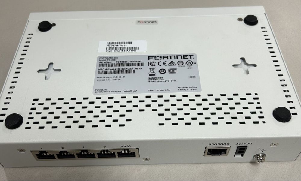 Маршрутизатор Fortigate 30E OpenWrt