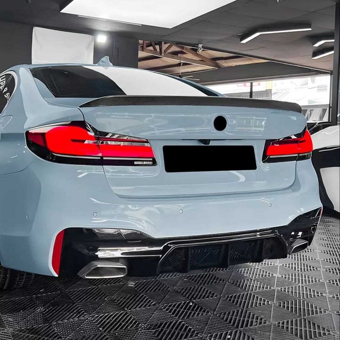 Диффузор BMW 5 G30 Г30 накладка бампера сплиттер спойлер сплітер губа