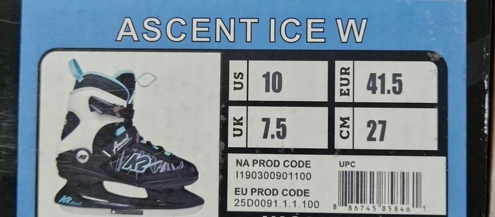 Łyżwy K2 ASCENT ICE W 
K2 ASCENT ICE W 25D0091/11