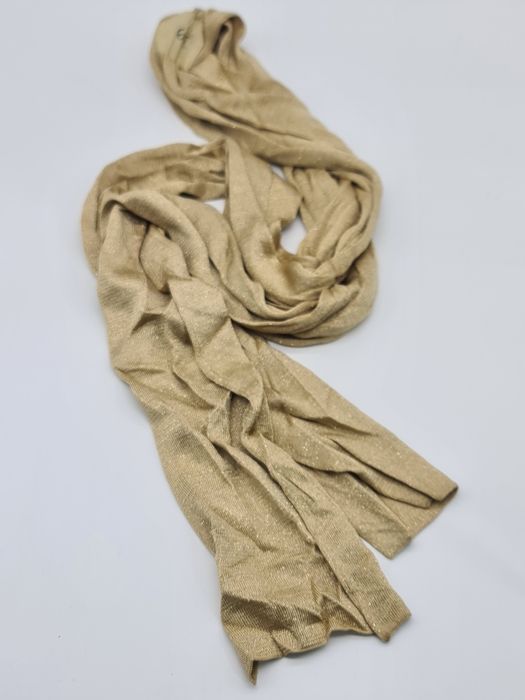 Lenço caxemira senhora dourado