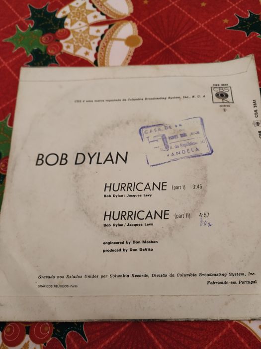 Vinil Bob Dylan - Hurricane