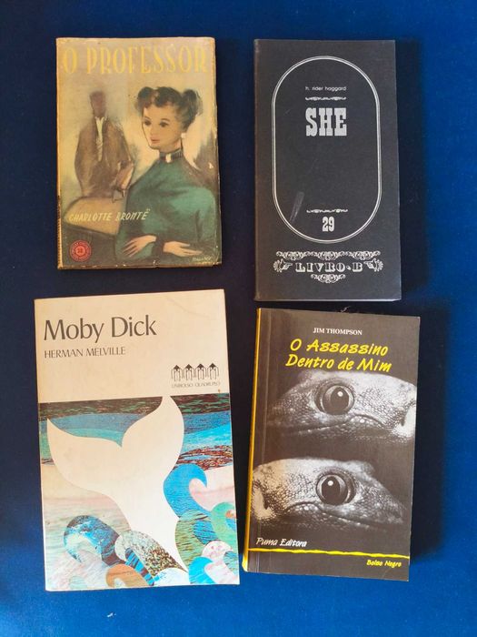 Lote 4 Livros Clássicos Universais de Bolso - Edições Vintage e Rarefeitas