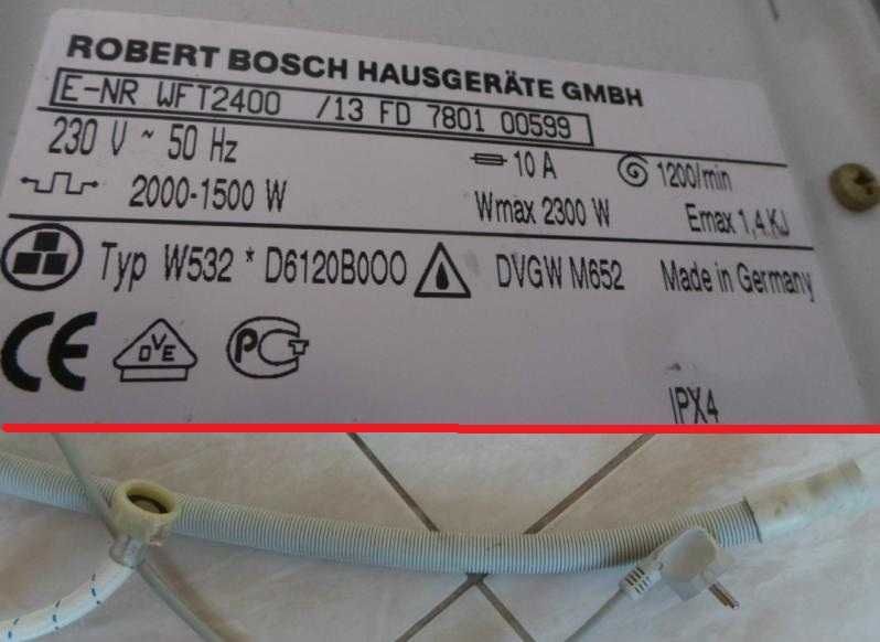 Pralko-suszarka Bosch WFT2400