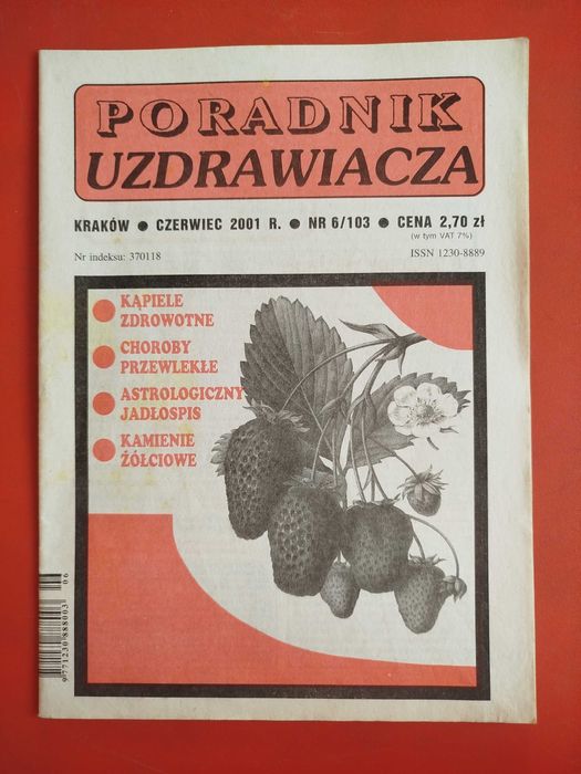 Poradnik uzdrawiacza, czerwiec 2001, nr 6/103