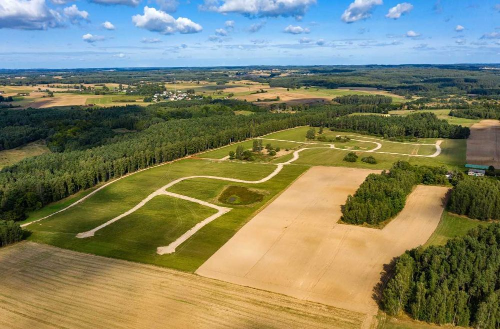 Działka 3000 m² z linią brzegową stawu, przy lesie | Szczodrowo