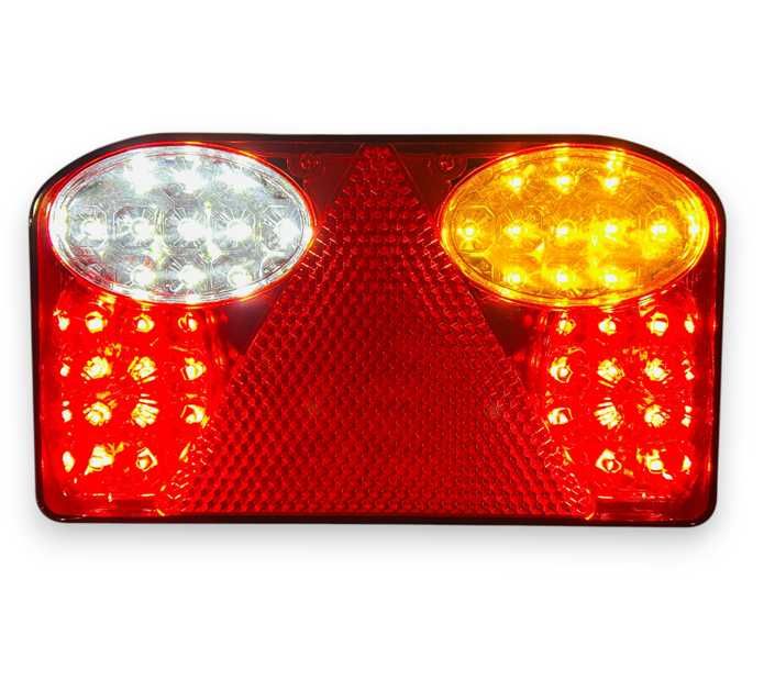 Lampa tylna 46 LED - mocne ładne światło - 12/24V - lewa lub prawa - Ol-Mot Kutno