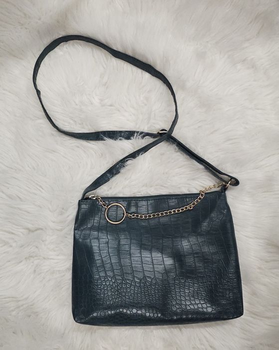 Torebka listonoszka zielona