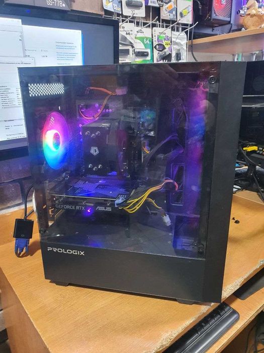 Компьютер Ryzen 5 5600, 16 Гб DDR4 3200, RTX3060Ti 8 Гб, 250 Гб nvme.