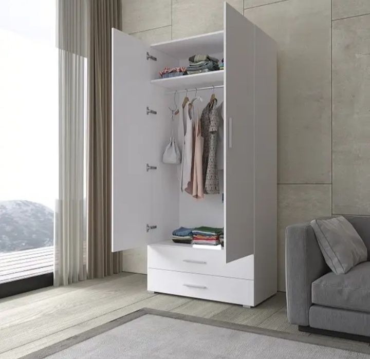 Шафа з поличками для офісу Пенал Шкаф Стелаж з шухлядками в спальню