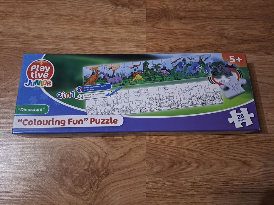 Puzzle Playtive Junior 5+ Colouring Fan Dinosaurs