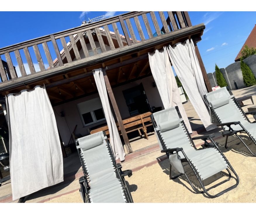 Domek caloroczny z prywatną plażą nad jeziorem w Spalonej -IBIZA