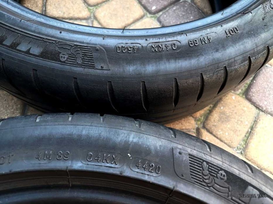 2Opony Letnie 235/40/18 95Y MICHELIN Pilot Sport 4S Extra-Load DT1 RIM-Protector Germany 12.2020r Bieżnik~5mm