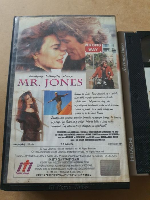 Mr. Jones kaseta VHS