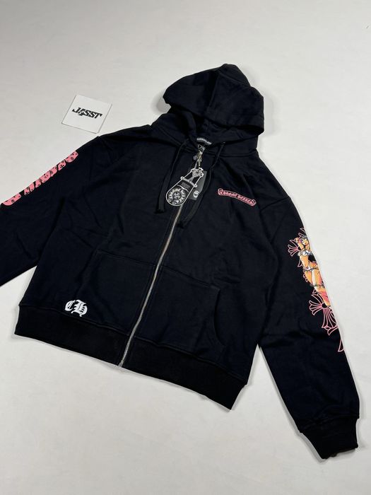 Худи зип Chrome Hearts | Кофта Хром хартс