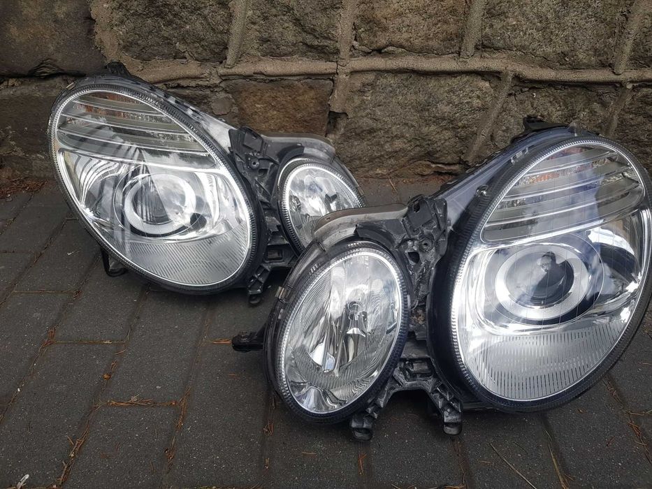 przednia lampa mercedes 211 lift bi xenon eu lampa w211