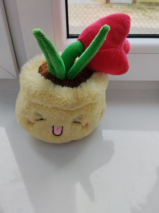 Pluszak kwiatek w doniczce