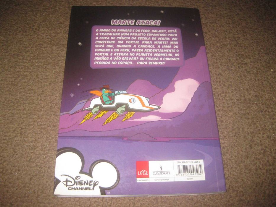 Livro "Phineas e Ferb: Viagem a Marte"