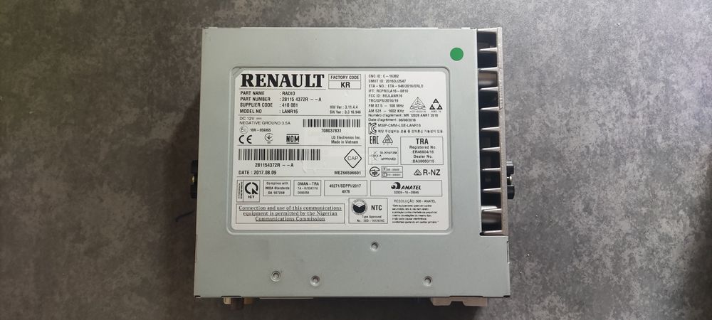 Renault megane 4 módulo