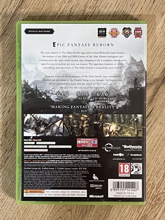 The Elder Scrolls V Skyrim Xbox 360