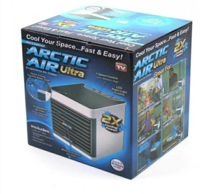 Мобільний кондиціонер 4в1 Arctic Air Ultra з підсвіткою покращений Арктика Ультра