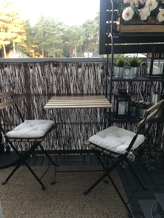 TÄRNÖ IKEA Stół + 2 krzesła z poduszkami.NOWY