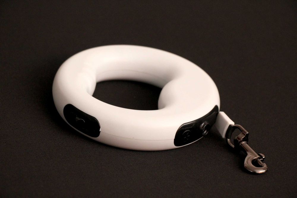 Повідок-рулетка для собак з вбудованим LED ліхтариком 3м фонариком