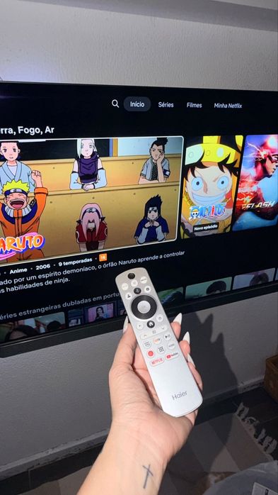 Smart tv haier 65 polegadas linda tv