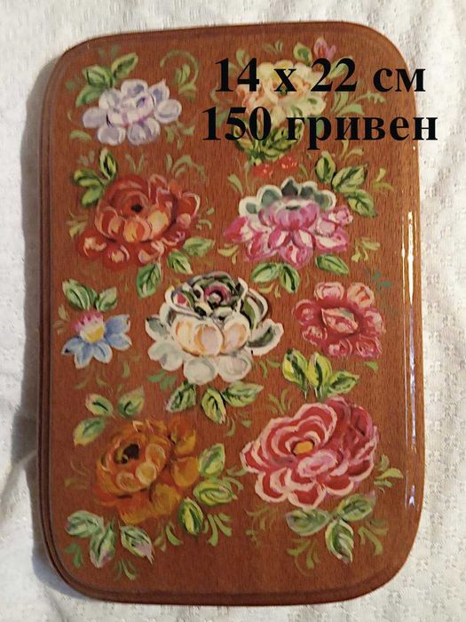 Деревянный сувенир для кухни расписной