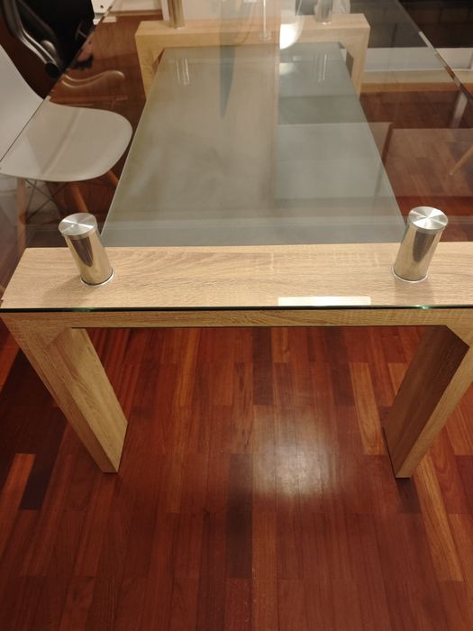Mesa sala em vidro