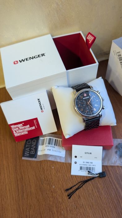 Швейцарський годинник Wenger Urban Classic Cron