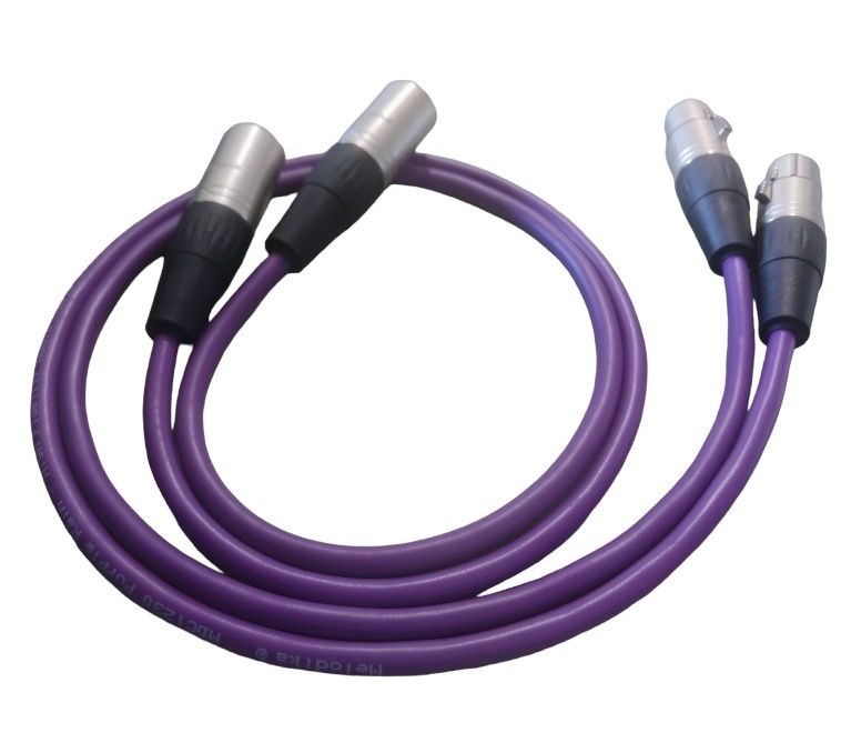 Interkonekt HiFi 2x 0.75m XLR Melodika MDC1230 OFC