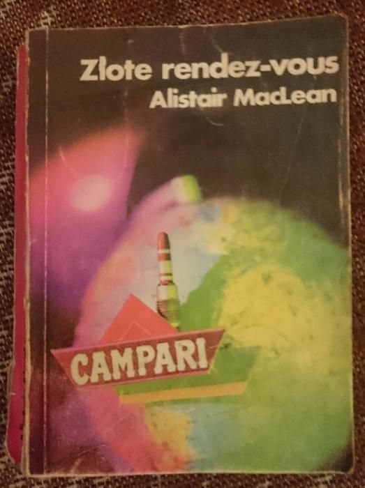Książka Kryminał Alistair MacLean Złote rendez-vous 1987