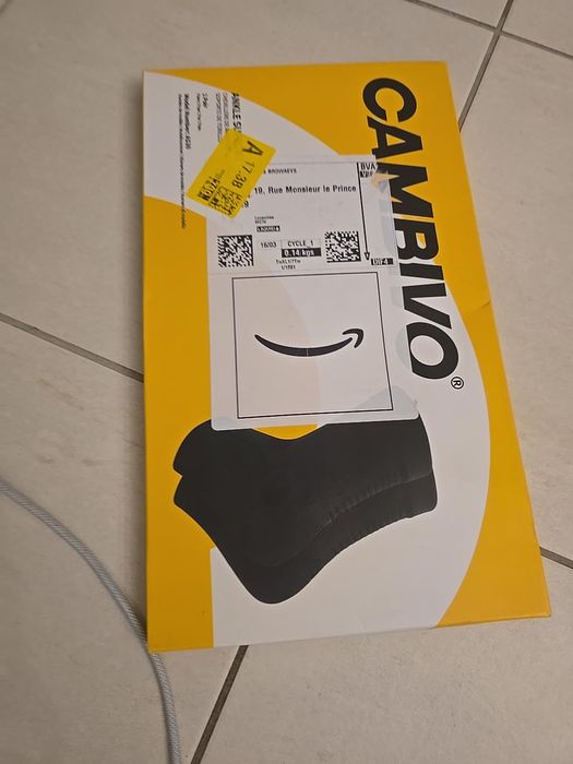 Opaska stabilizująca kolano CAMBIVO, czarna