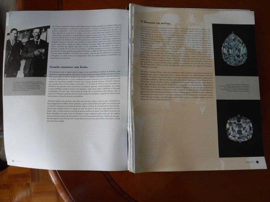 42 fascículos do livro "Diamantes"