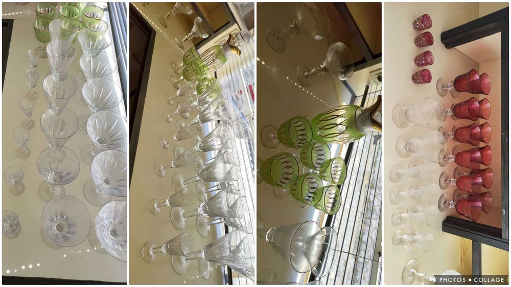 Lote de muitas peças de porcelana, vidro e outros