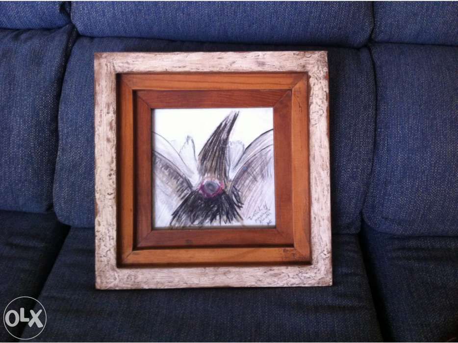 Quadro a carvao " Estudo do nascimento"