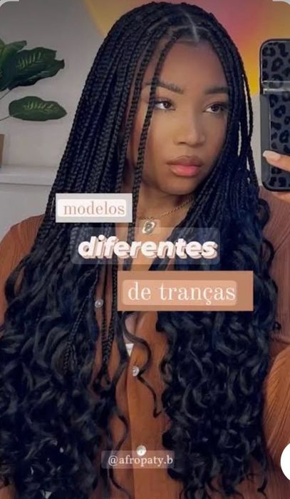 Tranças africanas e venda de postiço
